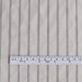 Shadow Stripe Cotton Shirting - Soy