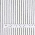 Soft Stripe Cotton - Grey / White