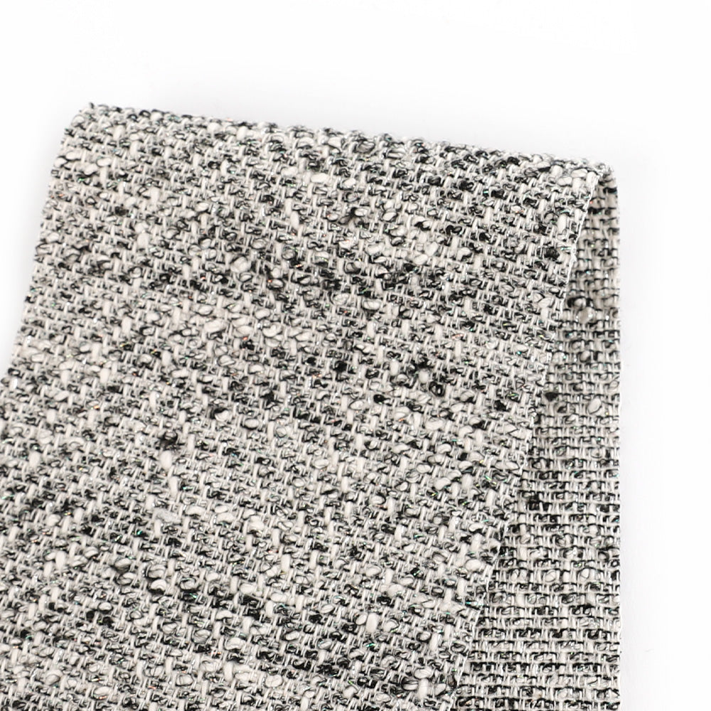 Sparkly Herringbone Tweed - Granite