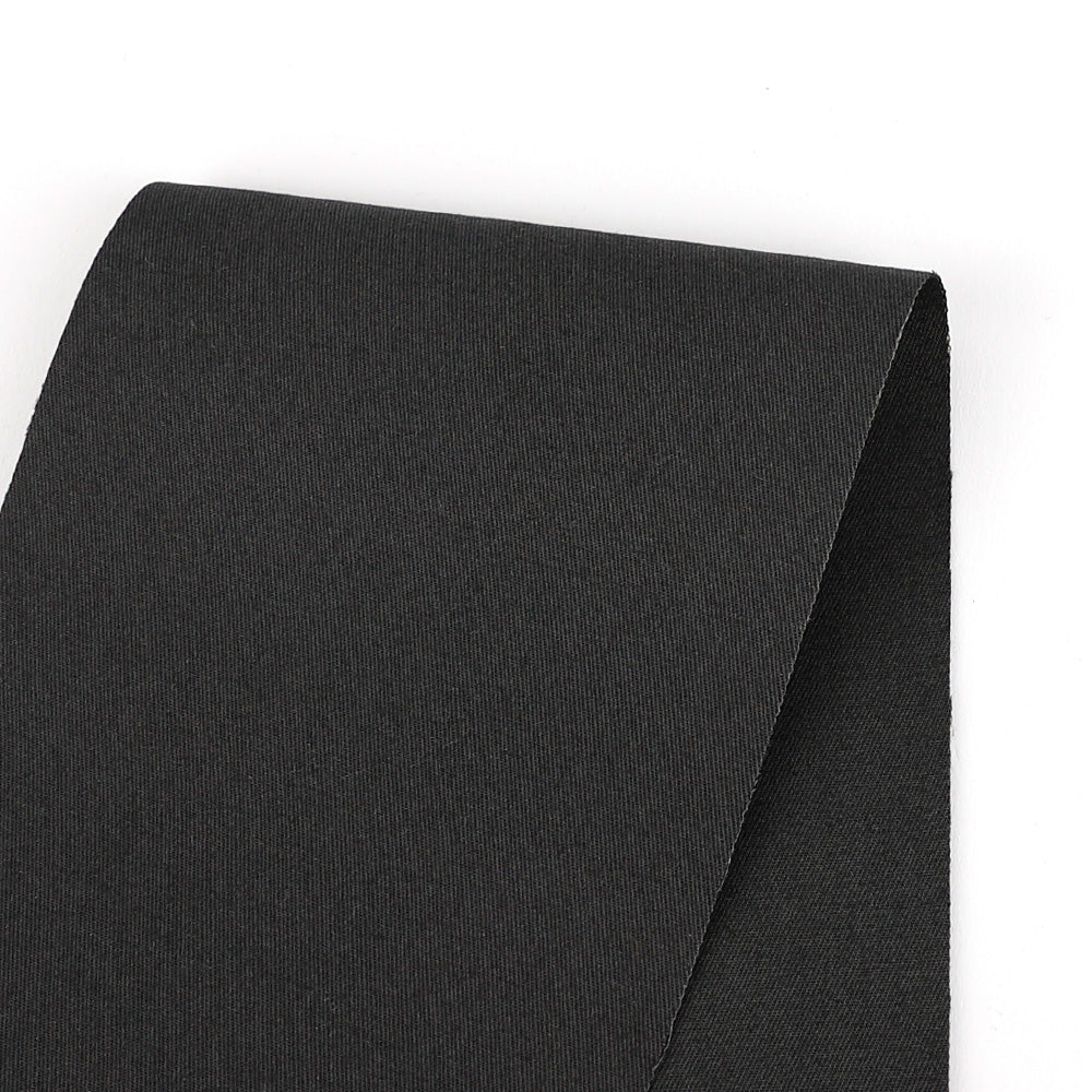Stretch Cotton Twill - Charcoal