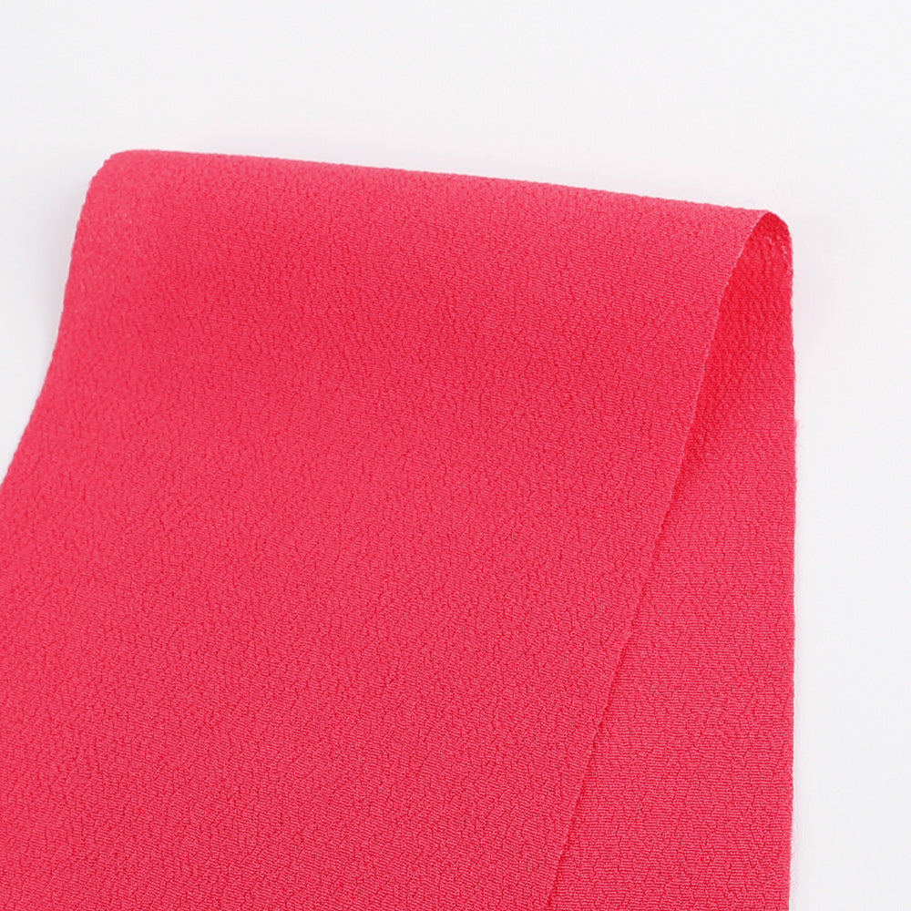 Viscose Crepe - Folly Pink