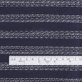 Weft Stripe Tweed - Navy / White - buy online at The Fabric Store