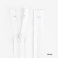 Dress Zips - 40cm - White