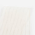 Metallic Pinstripe Cotton Crinkle Gauze - Ivory / Gold