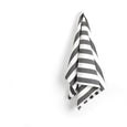 Bold Stripe Cotton / Nylon - Black / White