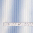 Woven Stripe Cotton Twill - Wedgewood