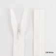 Invisible Zips - 23cm - Off White