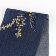 Mimosa Embroidered Cotton - Indigo